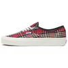 Authentic 44 Dx Classic Casual Plaid Low Top Skate Shoes Unisex Sneakers Red Brown VN0A5KX4RGR