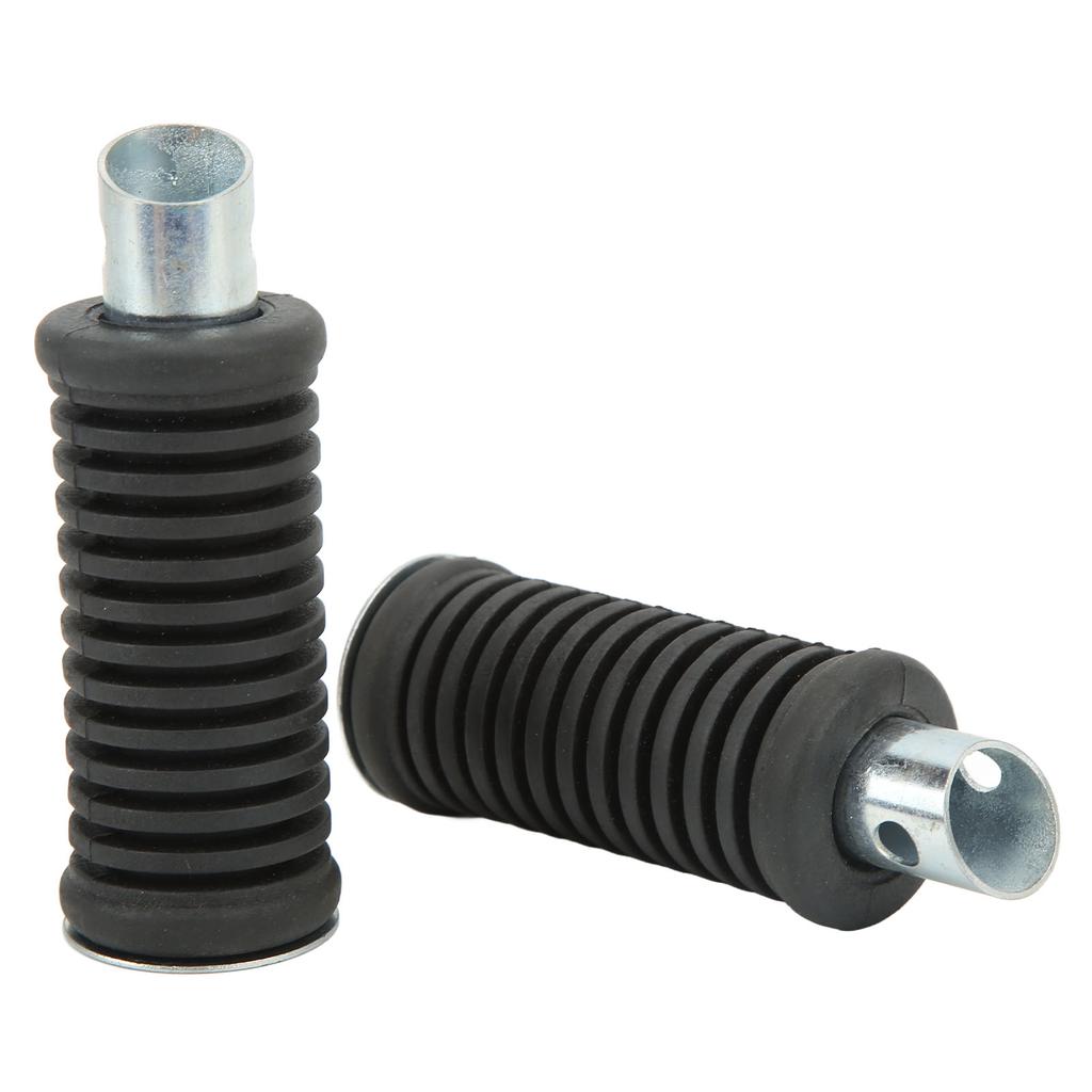 2pcs Footpegs Rubber Aluminum Alloy Foot Pedal Replacement for Baja MB165 MB200 Mini Bikes