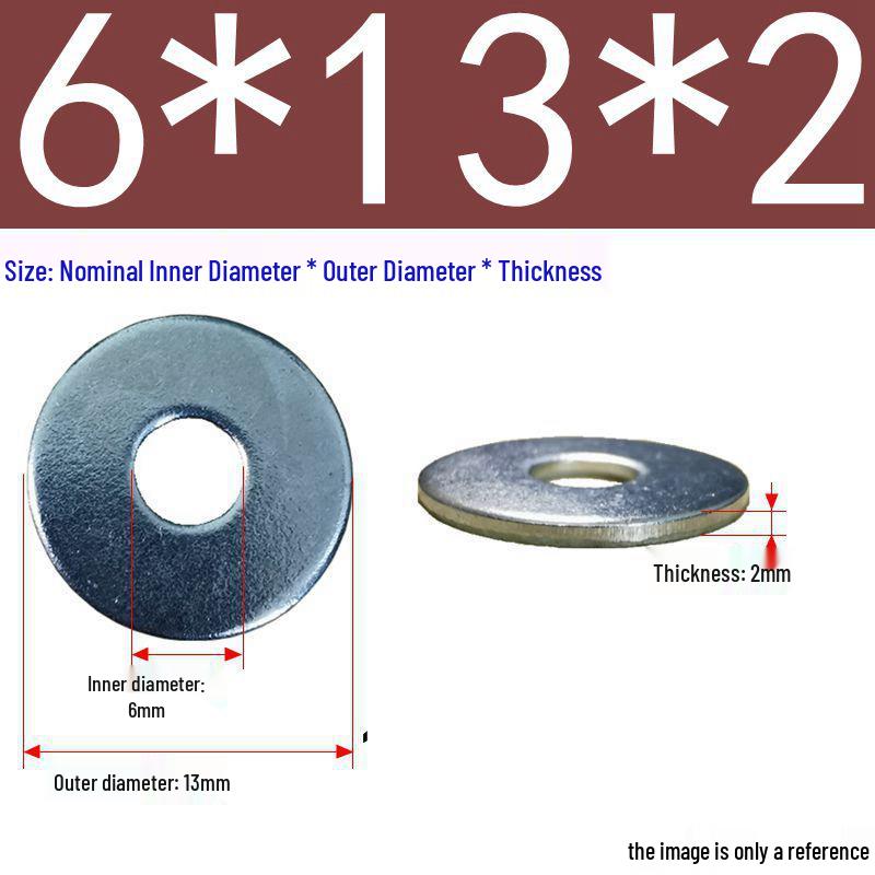 Galvanized Flat Metal Washer Spacer M3-M60