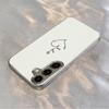 Silver plated glass phone case suitable for Samsung Galaxy S26 S25 S24 S23 S22 S20 FE/Ultra/Plus5G anti fall fashion