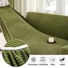 Premium Stretch Jacquard Sofa Cover Polar Fleece Fabric Non Slip Elastic Slipcover For 1-4 Seater Livingroom Furniture Protector