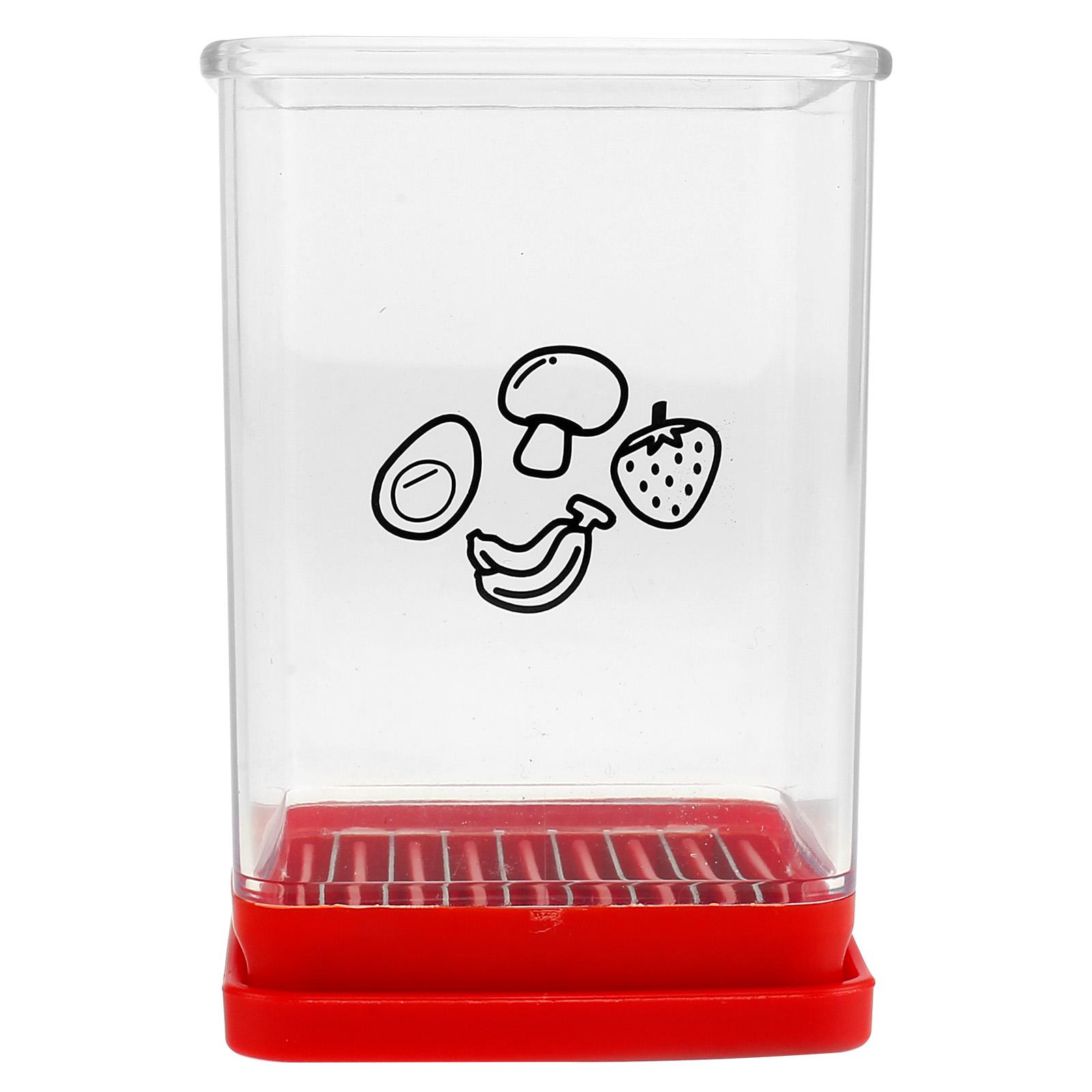 

Potato Chipper Cutter French Fry Cutter Fruit Vegetable Dicer Chopper Food Chopper French Fries Cutters for Kitchen Accessories красный