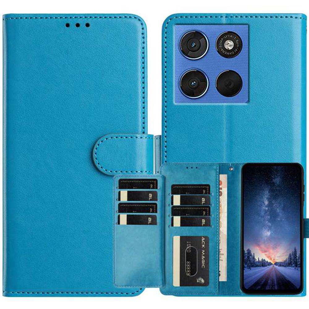 For Motorola Edge 70 5G Wallet Phone Case Stand PU Leather Folio Flip Cover with 8 Card Slot