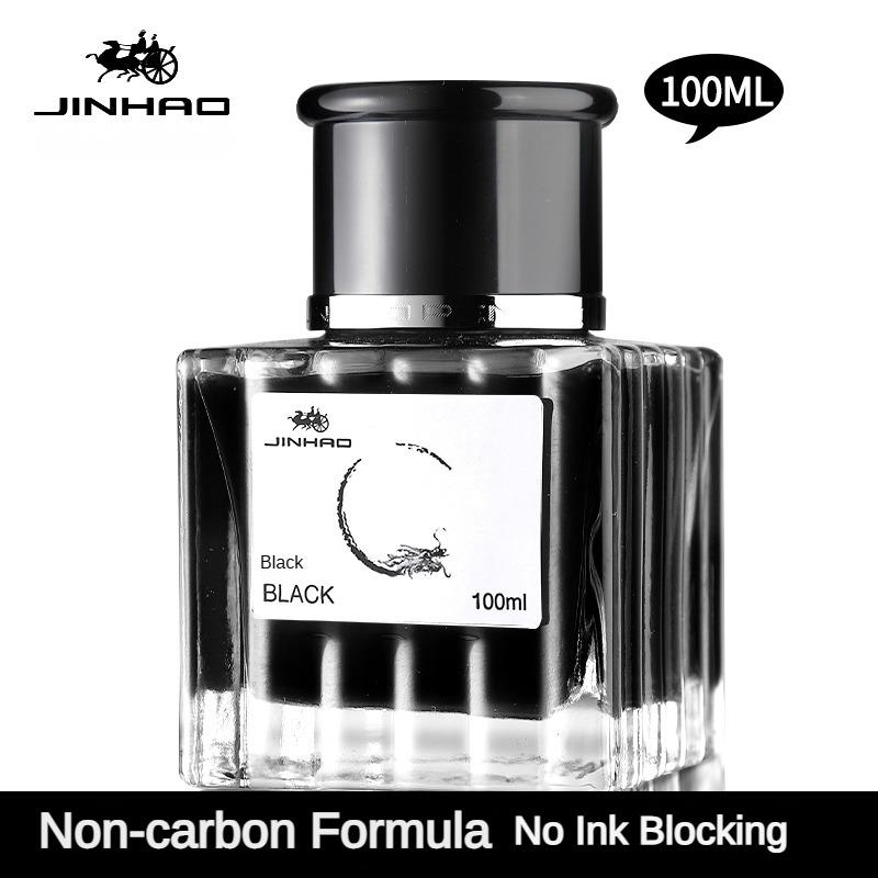 JINHAO 30/50/100ml Non-carbon Fountain Pen Ink Cartridge Refill Glass Bottled Ink Fountain Pen Office School Supplies Stationery