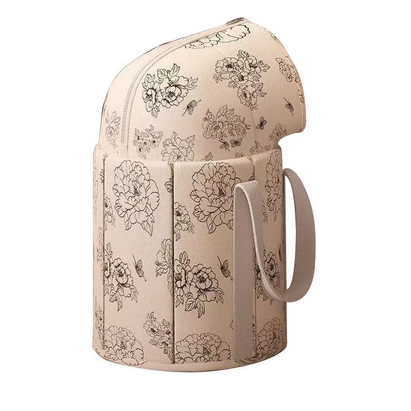 1Pc Guofeng Over Knee Foldable Foot Soaking Bucket Over Calf High and Deep Bucket Over Knee Household Foot Soaking Bag Portable Foot Soaking Bucket