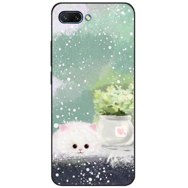 For honor 10 case soft silicon tpu back phone cover for huawei honor 10 Case Etui protective printing coque black tpu case