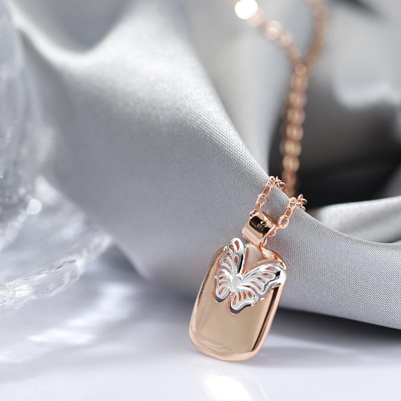 Colliers avec pendentif papillon pour femmes, chaîne de personnalité, bijoux