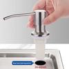 Stainless Steel Kitchen Soap Dispensers Sink Liquid Pump Extension Tube Kitchen Sink Hand Pressure bathroom Dispenser For Liquid