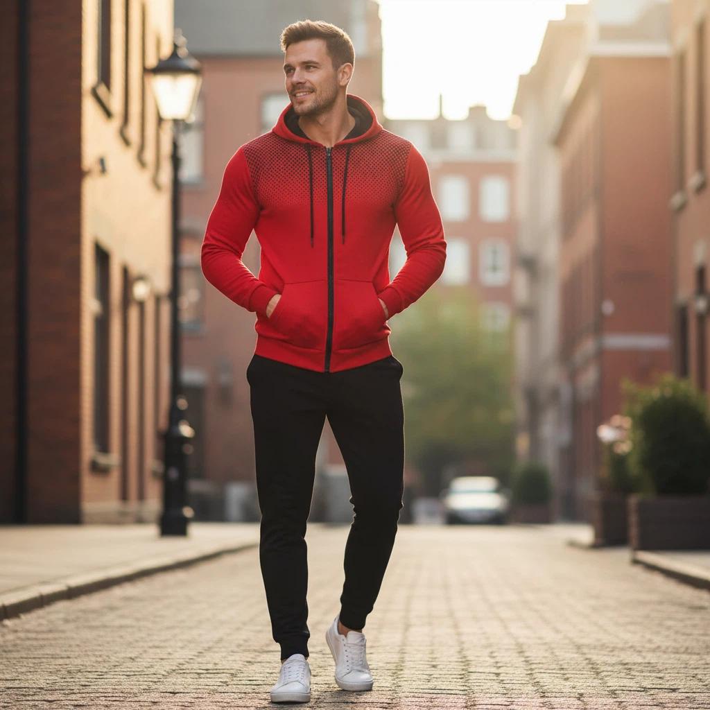 Modă sport casual pentru bărbați toamnă-iarnă, cardigane cu fermoar, hanorace cu glugă, palton pentru bărbați tineri