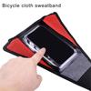 A1A2 Protector Cover Bike Frame Sweat Guard with Touch Screens Phone Pouch for Bike Trainer Indoor Cycling Training Sweat Net