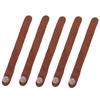 5 Stück Gitarrenkopfplatten-Gurt Vintage-Stil Braun Schwarz Verfügbar Abnehmbarer Anti-Rutsch-PU-Leder-Gurtbinder Instrumentenzubehör ZYF