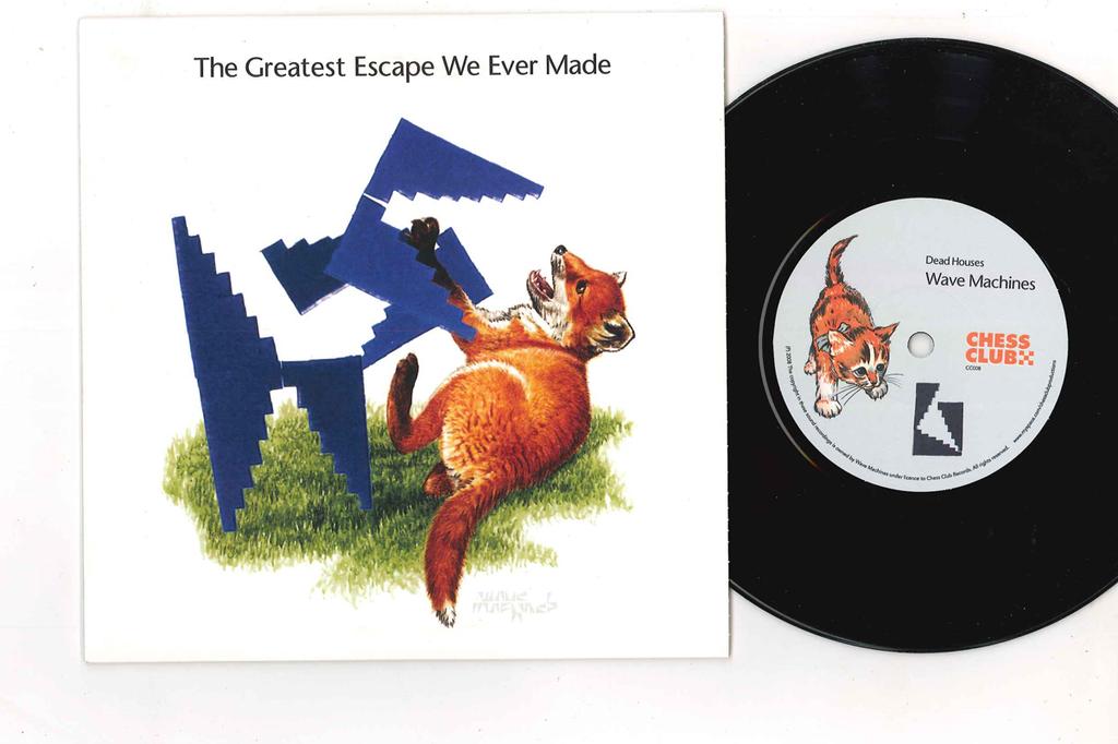 7inch Record WAVE MACHINES - Greatest Escape We Ever Made CC008 CHESS CLUB 2008 UK Dance & Electronica Used