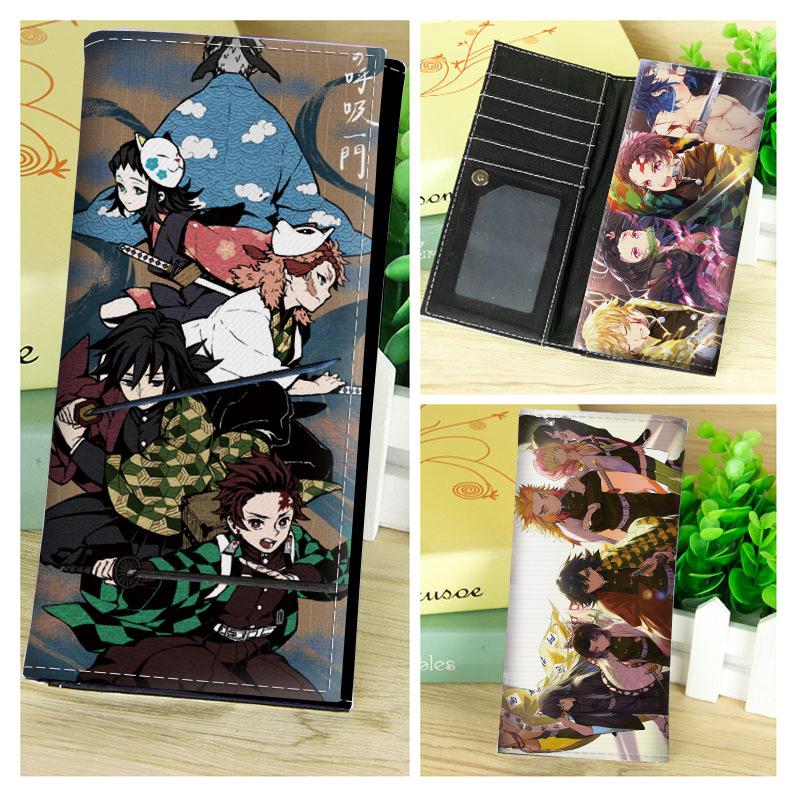 Japan cartoon comics Demon Slayer Long Wallet Student Coin Purse 0025