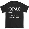 Herren Tupac R.I.P. 1971-1996 T-Shirt Klein Schwarz