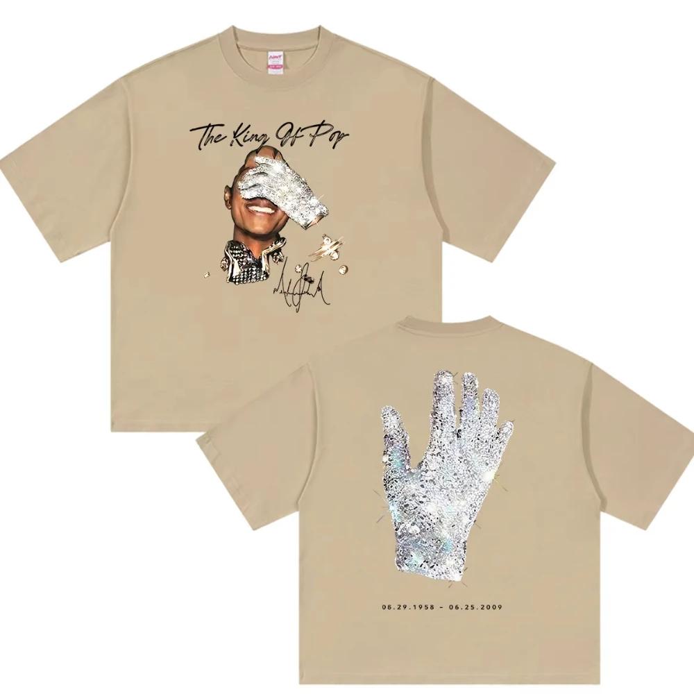 Urban Pulse Clothing Beperkt Michael Jackson King of Pop 2026 Nieuwe T-shirts Heren Gothic Hip Hop Losse Mode Katoenen Korte Mouw T-shirts Streetwear 4XL