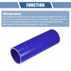 57mm 224" ID 200mm 787" Length 0 Degree Blue Car Silicone Hose Universal
