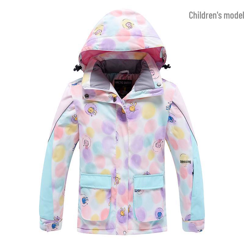 Kids' Waterproof Winter Ski Suit - Windproof, Warm, Thickened Snowboard Clothing