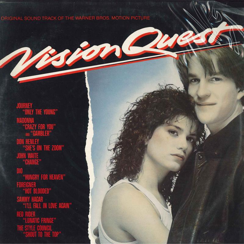 LP Record VARIOUS - Vision Quest (Original Motion Pictu GEF70263 Geffen Records 1985 EU Soundtracks & Musicals Used