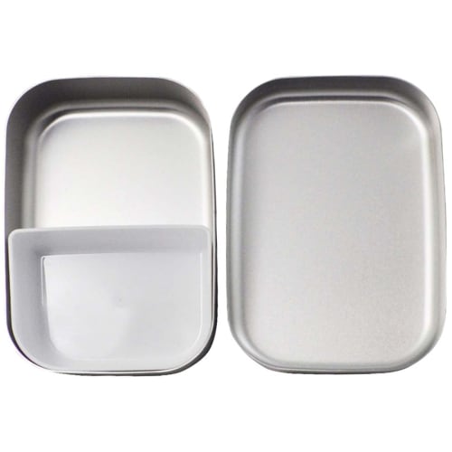 Skater Bento Box 370ml Plarail 23 Aluminum Warm Ware Compatible for Children Boys Made in Japan ALB5NV-A