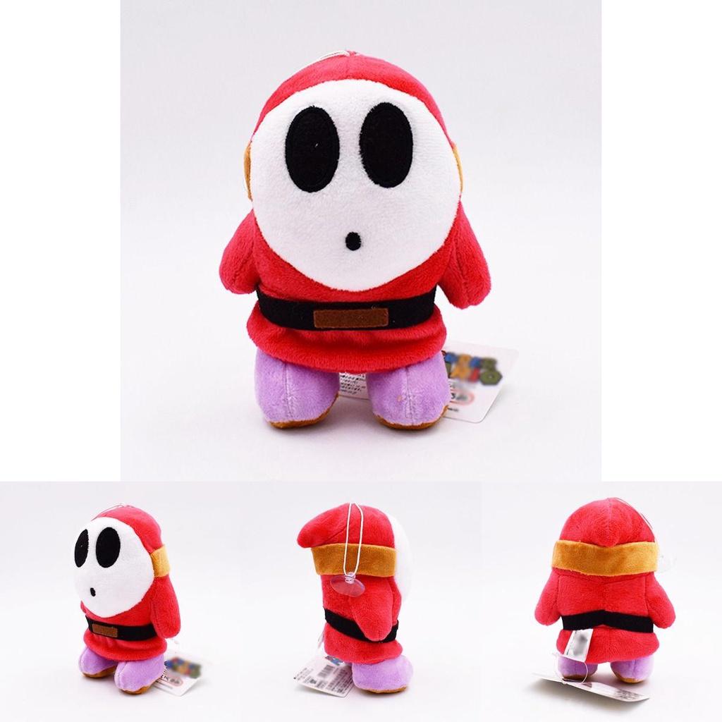 Super Soft Shy Guy Plush Doll Figure From Super Mario Bros 15cm