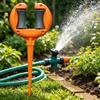 Abs Gartenschlauch-Führungshaken Wasserschlauch-Positionierhalterungsrolle Hof Rasen Bewässerungsschlauch-Spike Gartenbewässerungszubehör