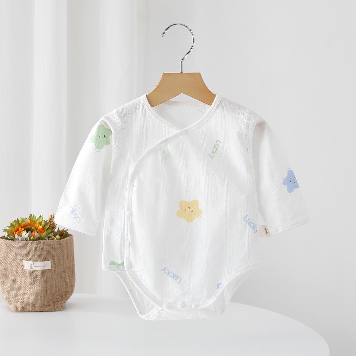 

2025 Summer Baby Jacquard Pattern Romper for Boys & Girls 80cm