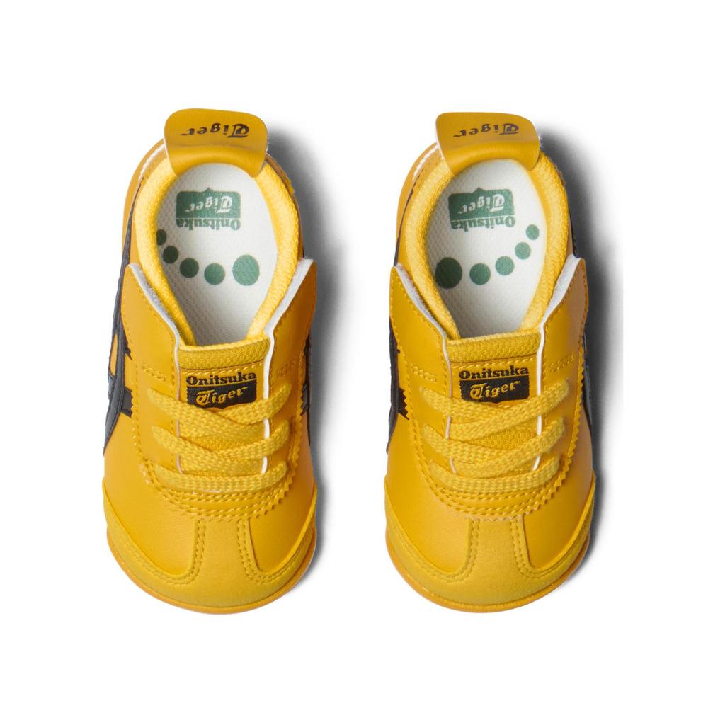 ONITSUKA TIGER Mexico 66 Pohodlné Protiskluzové Odolné Lehké Nízké Vycházkové Boty Dětské Boty Žlutá Černá 1184A074-752