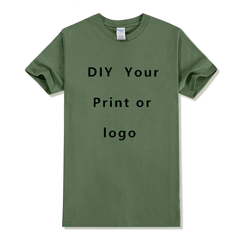 Custom T shirt Women Men Customised Printed 100 Cotton Short Sleeve Your Logo Photo Brand Text Tee Personalize Graphic Clothing