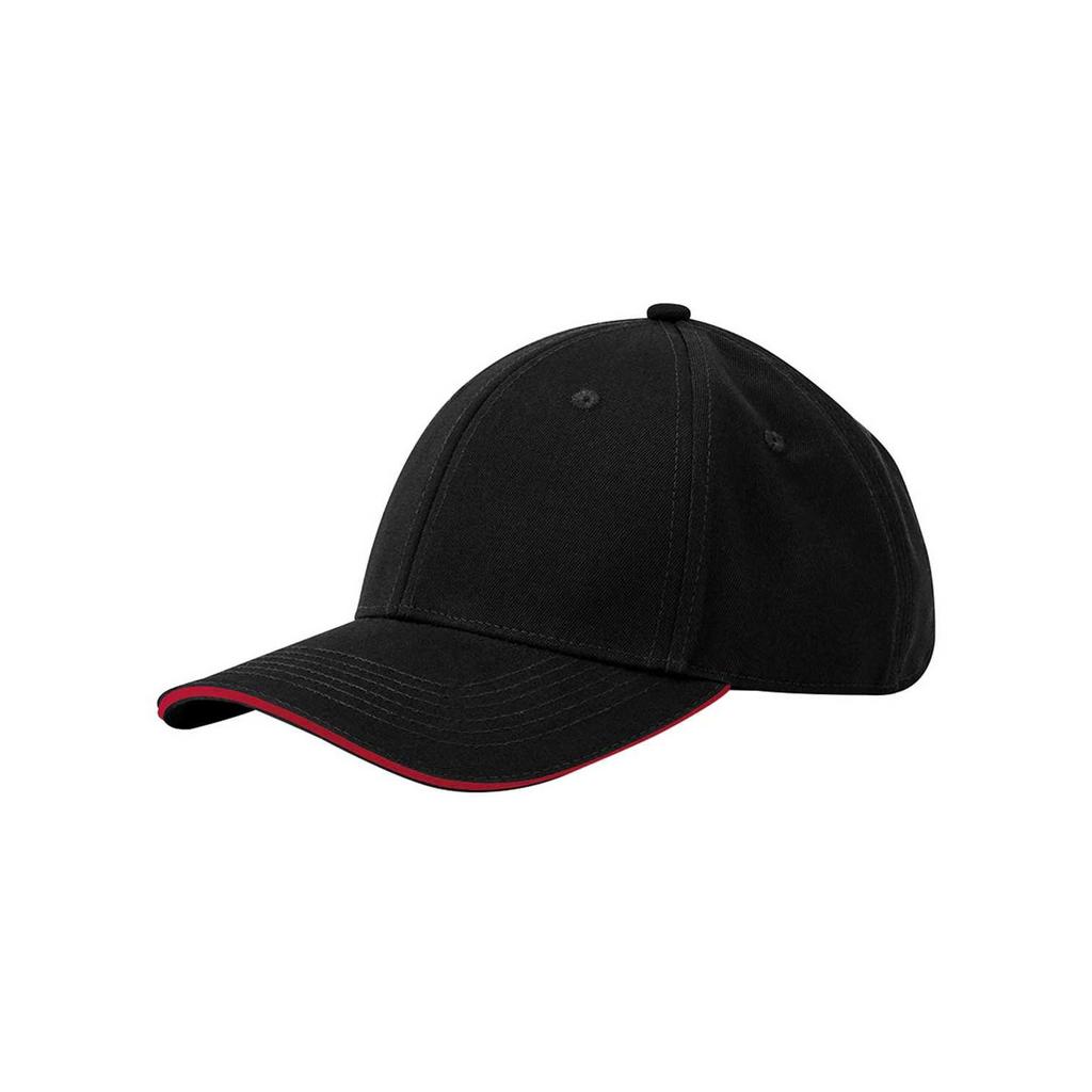 Beechfield Classic 6 Panel Organic Cotton Sandwich Peak Cap