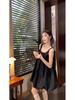 Indifferent Style: Chic Black Tulip Dress - Minimalist, Sleeveless, Loose Fit for 2026 Summer
