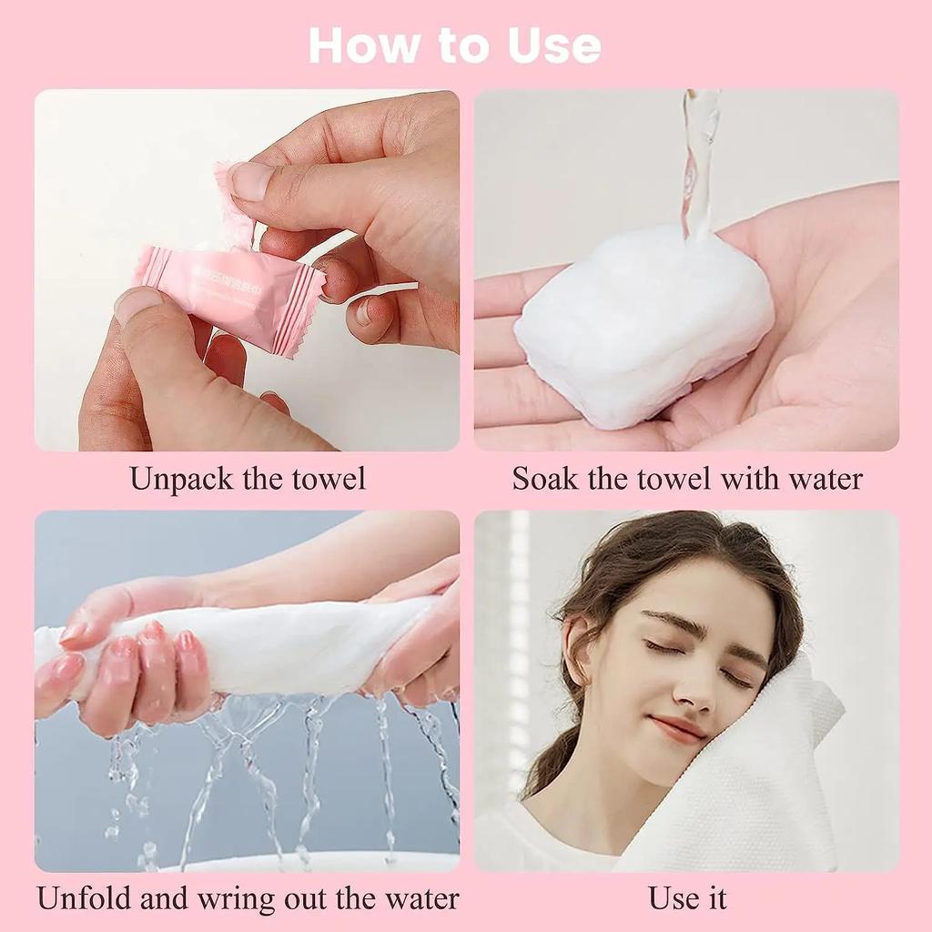 Bathroom Accessories Bathrobe Beach Towel Home Spa Portable Face Bath Towels Barbecue 5-30pcs Camping Coin Disposable Garden