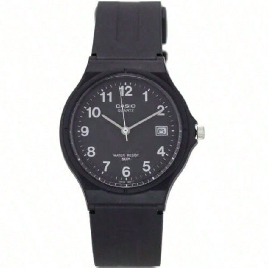 

Casio - Quartz Watch with Silicone Strap and Black Dial, Unisex MW-59-1B чорний