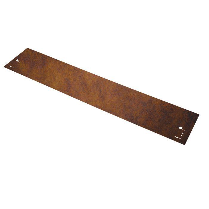 Bordure de Jardin - ICH-ZAPFE.DE - Acier corten - 70 cm - 18,5 cm - Brun - Marron