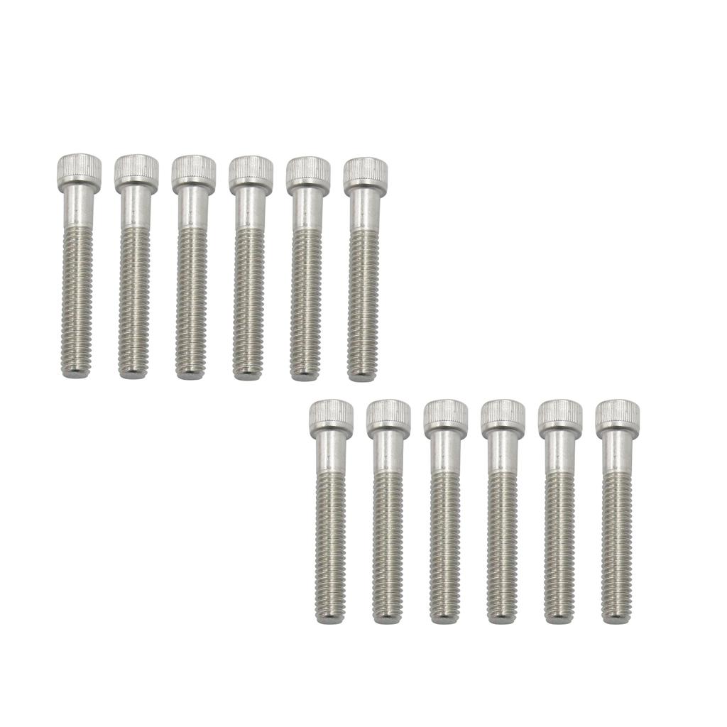SBF INTAKE MANIFOLD BOLTS STAINLESS STEEL KIT Replacement for FORD 289 302 5.0L 351W SMALL BLOCK