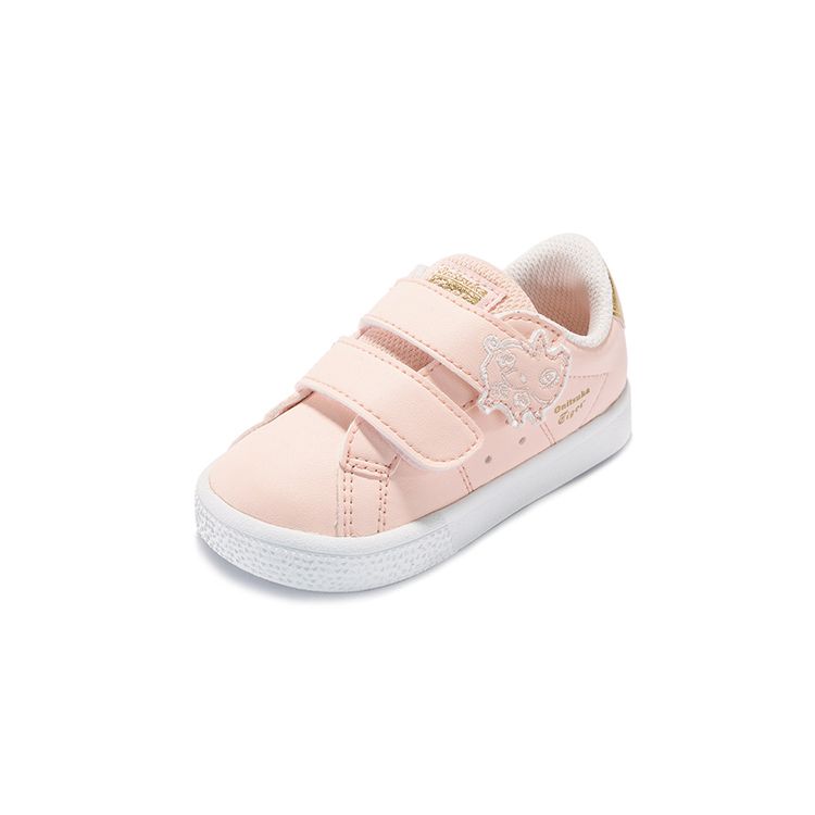 Onitsuka Tiger Lawnship Synthetic Leather Wear-Resistant Warm Low-Top Walking Shoes Baby sneaker Pink 1184A038-700