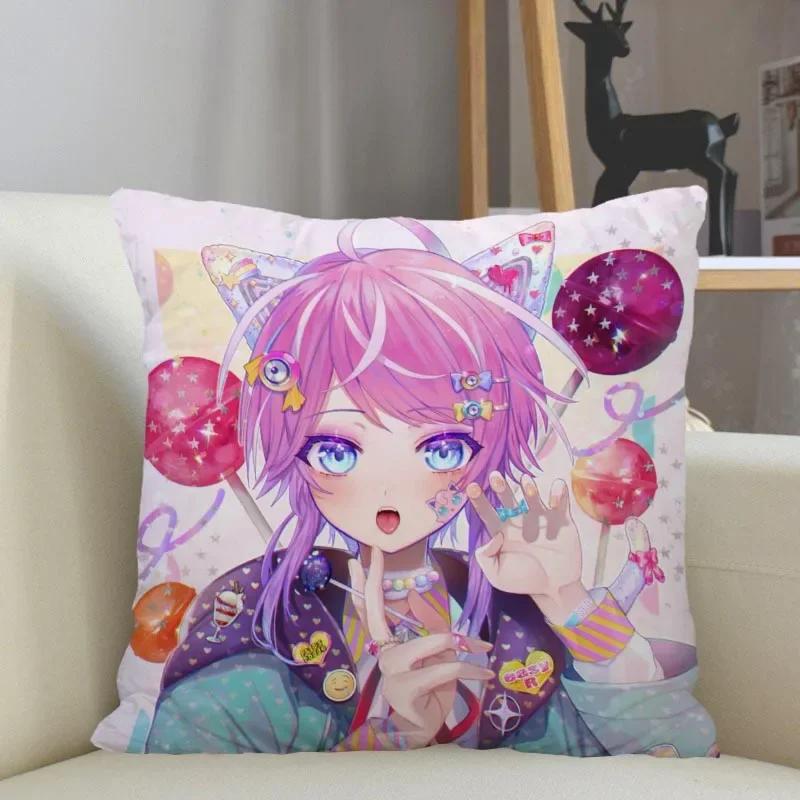 Hypnosis Mic -Division Rap Battle Pillowcase Home Decoration 45x45cm Zipper Square Pillowcase Throw Pillow Cover Drop Shipping