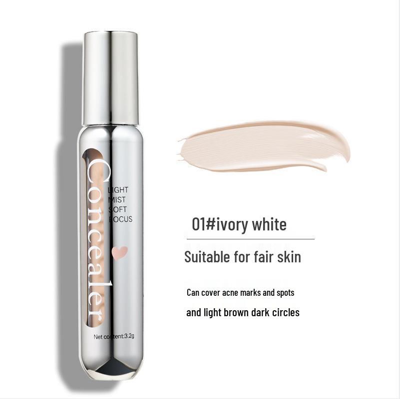 Mark Andy Soft Focus Brightening Concealer Pen for Acne & Spots - Long-lasting Silver Stick