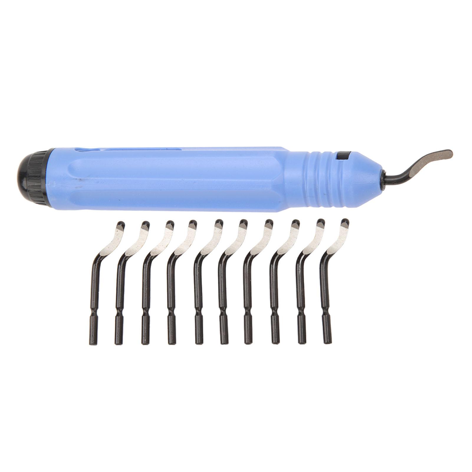 

Инструмент для снятия заусенцев с 10 лезвиями для удаления заусенцев с медных труб из ПВХ 3D-печать смоляной художественный металл