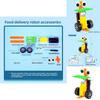 Simulated Food Delivery Robot Assembly Model Material Set For Students And Kids