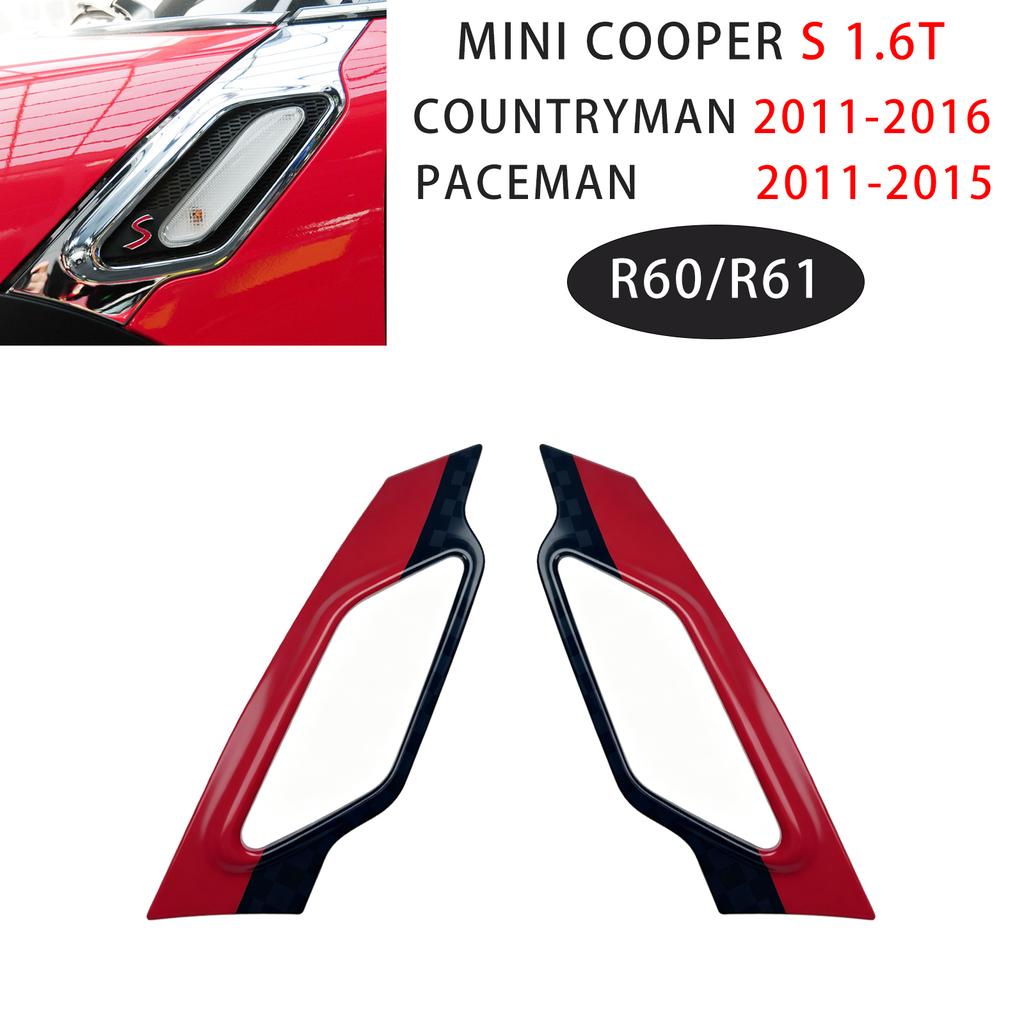Auto Kotflügel Blinker Abdeckungen Aufkleber Für MINI Cooper Countryman R60/Paceman R61 2011-2016 Exterieur Auto Zubehör