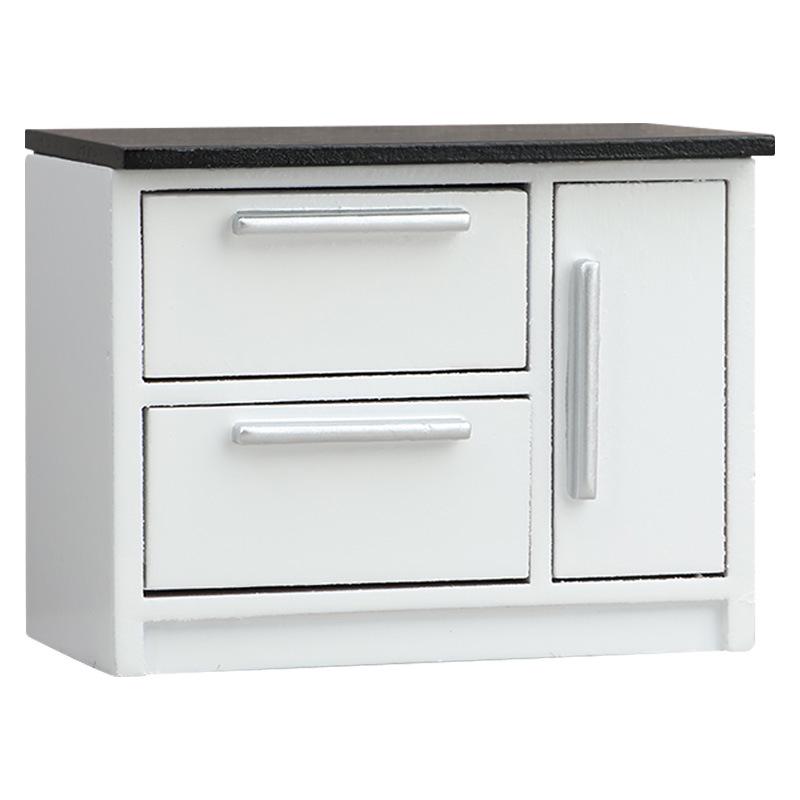 1:12 Dollhouse Miniature Kitchen Furniture Set: Stove and Sink Ornaments