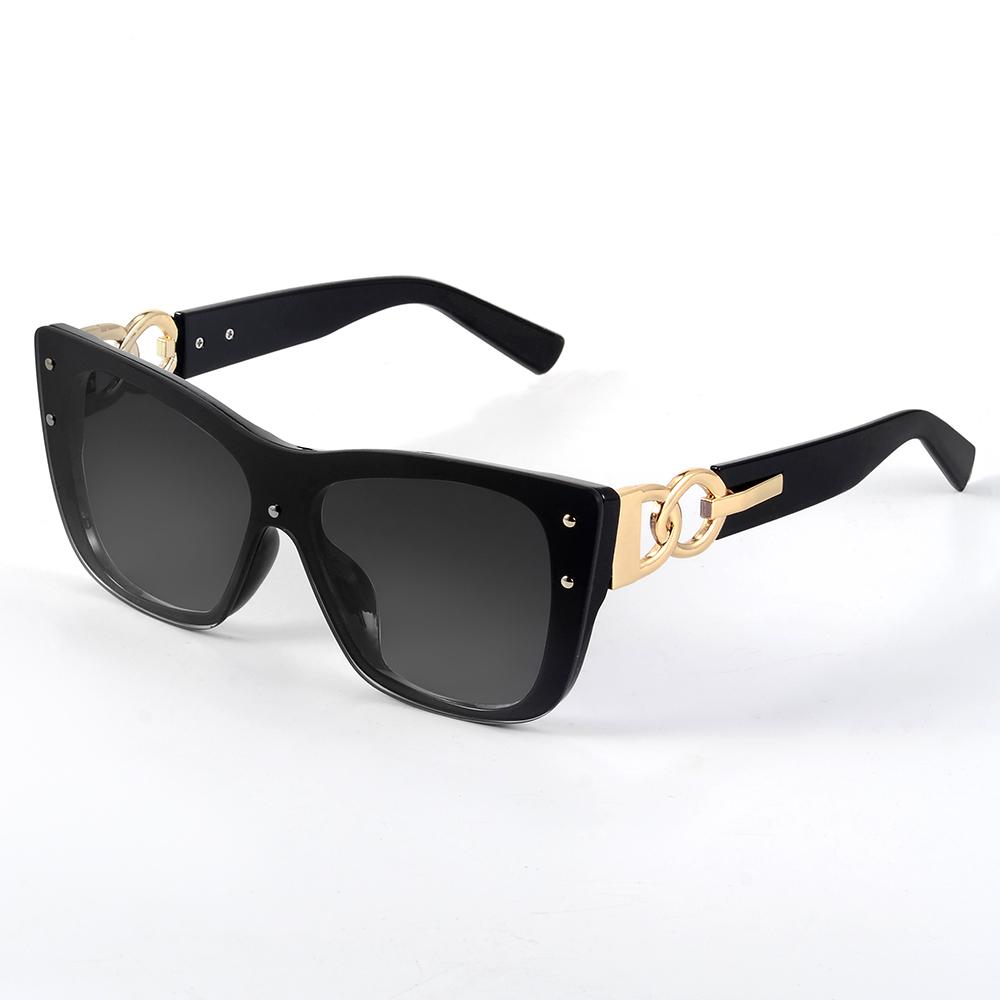 

Роскошные брендовые дизайнерские солнцезащитные очки женские без оправы кошачий глаз солнцезащитные очки женские модные градиентные other