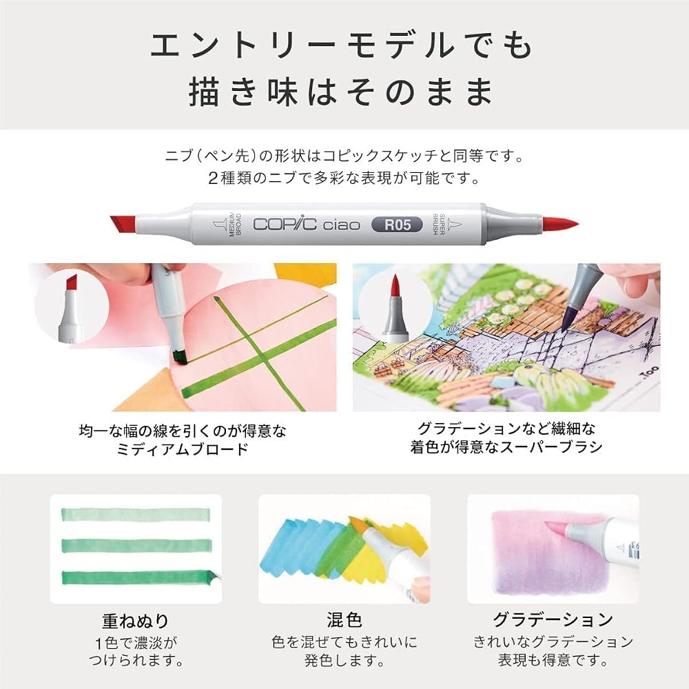 Copic (COPIC) Too Copic Ciao Start Box 36 Colors Made in Japan Multicolor Illustration Marker Mar...
