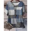 Summer 3D Printed Color Retro Flowers Striped Pattern T-shirt Loose Comfortable Large Size Fashion O-neck T-shirt