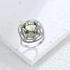 Bolaijewelry Luxusdesign Natürlicher grüner Amethyst Großer Edelstein Oval 12*16mm Ring 925 Sterlingsilber Wunderschöner feiner Schmuck
