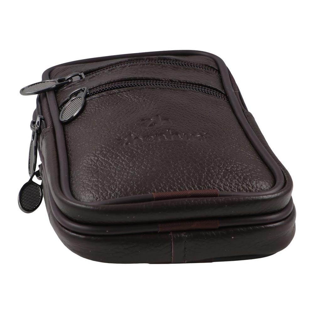 Wear-resistant Purse Phone Bag Cow Leather Men Waist Pack Belt Bags Coin Waist Bag Wear Belt Pocket
