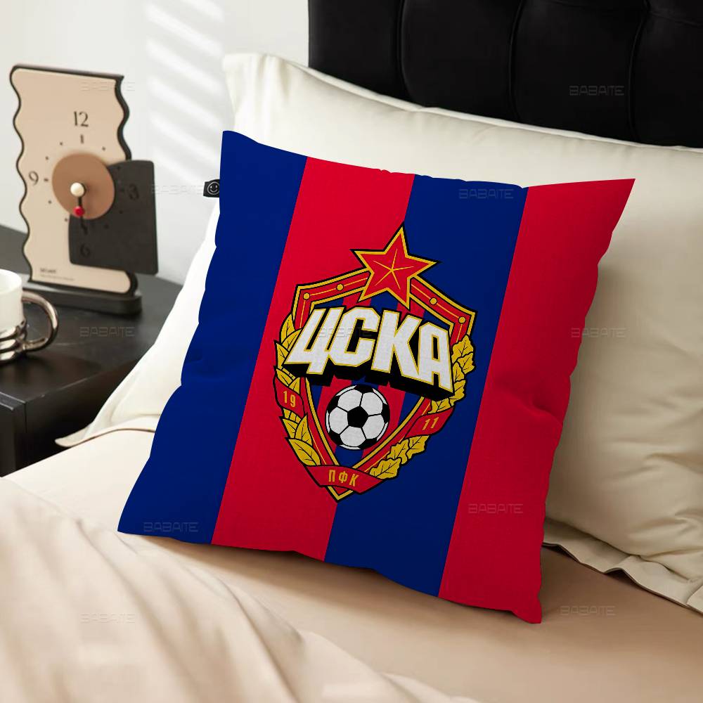 C-CSKAS Football Team Pillow Gifts Home Office Furnishings Bedroom Sofa Car Cushion Cover Case 45x45cm