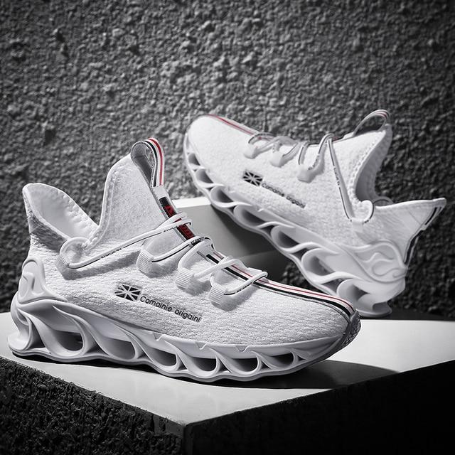 

Обувь Мужские кроссовки Кроссовки с лезвиями Пара лоферов Дышащая мужская обувь Спортивная обувь на толстой подошве Кроссовки для бега 46