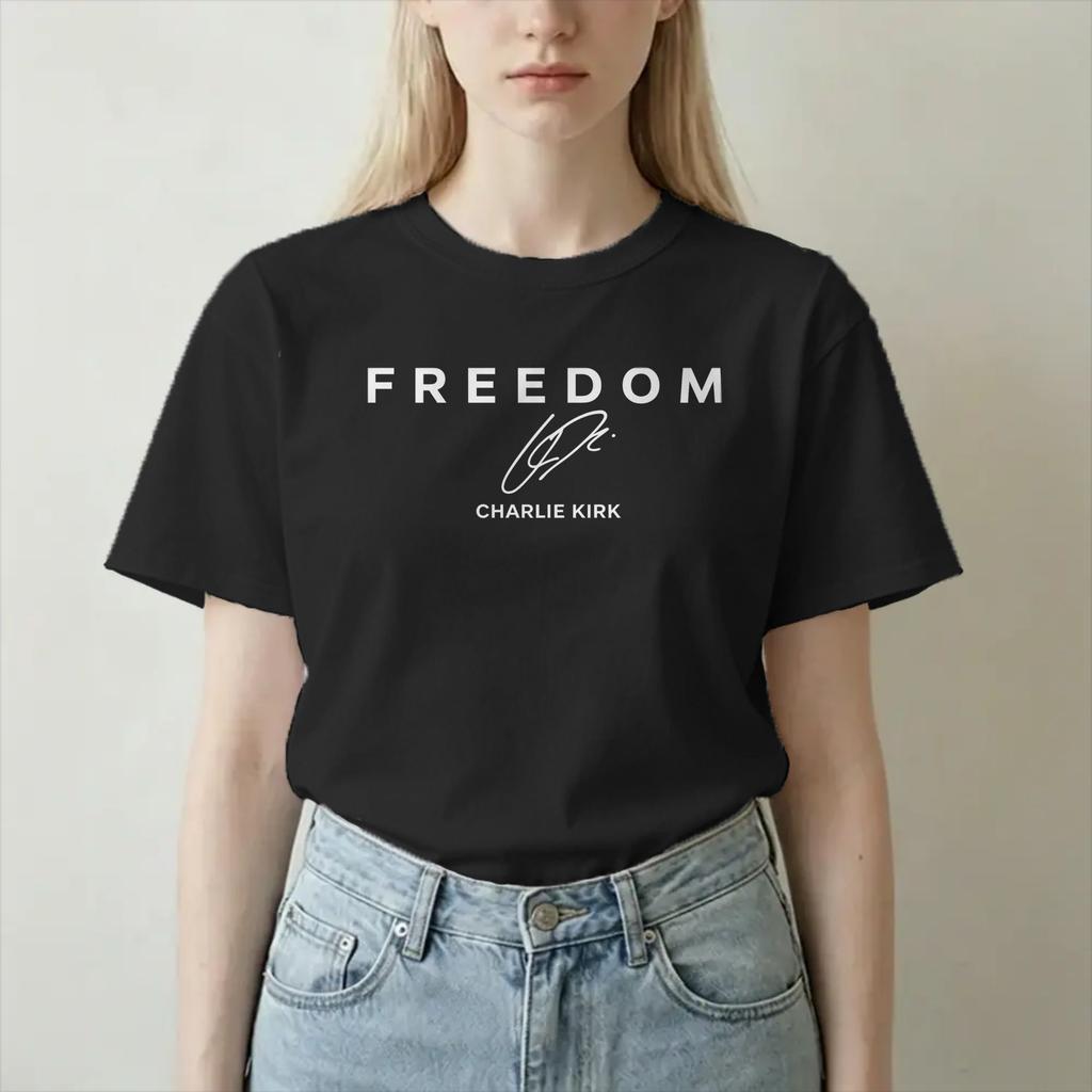 Charlie Kirk Rip For Unisex Unisex T Shirts Funny Meme Vintage Tees Short Sleeve Crew Neck Tshirt Pure Cotton Gift Idea Tops