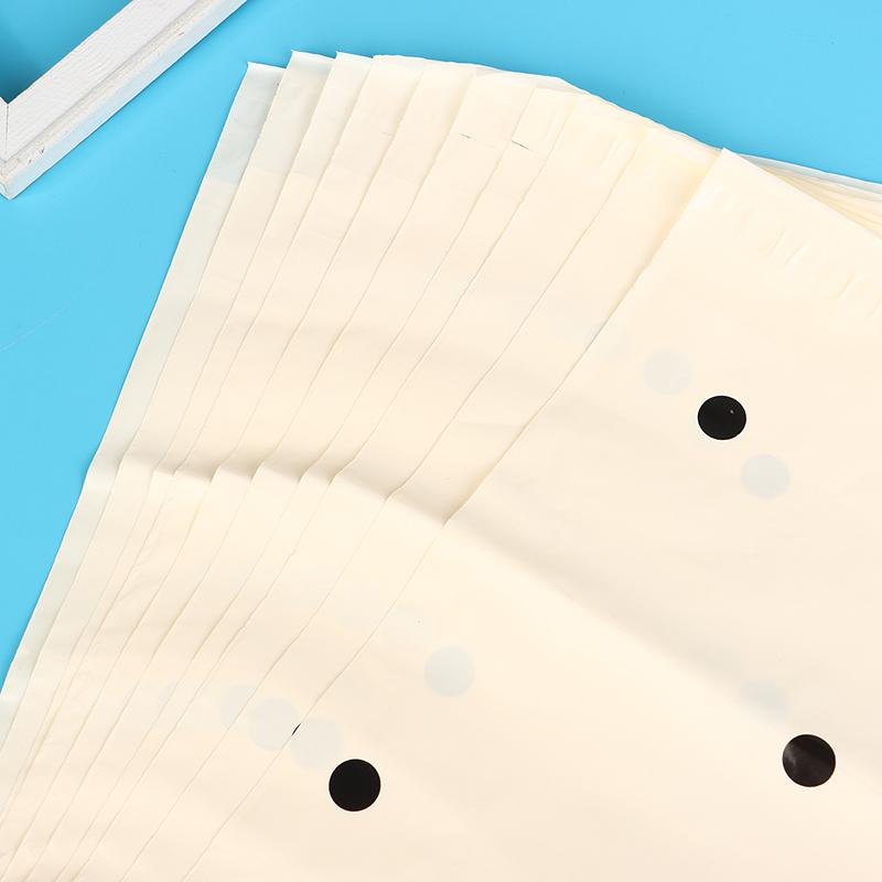 10 Pcs/Lots Bow Knot Packaging Bags Waterproof Logistics Clothing Postal Pouch Custom Plastic Shipping Mailing Bag